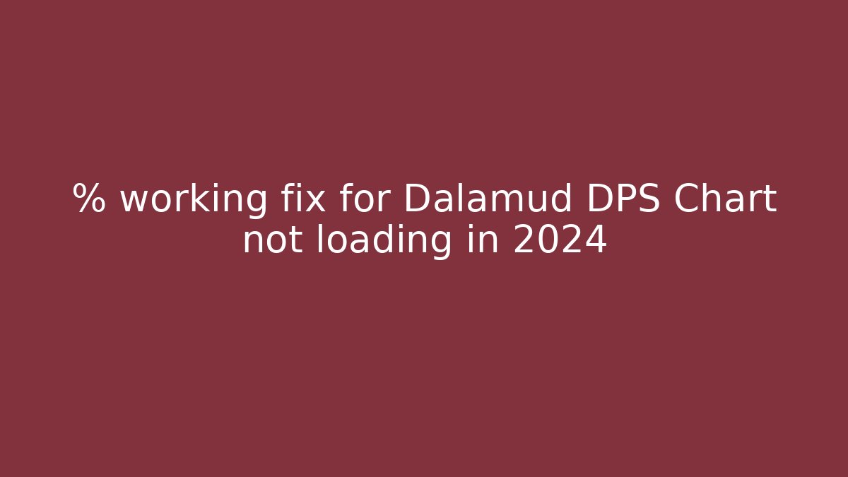 % working fix for Dalamud DPS Chart not loading in 2024
