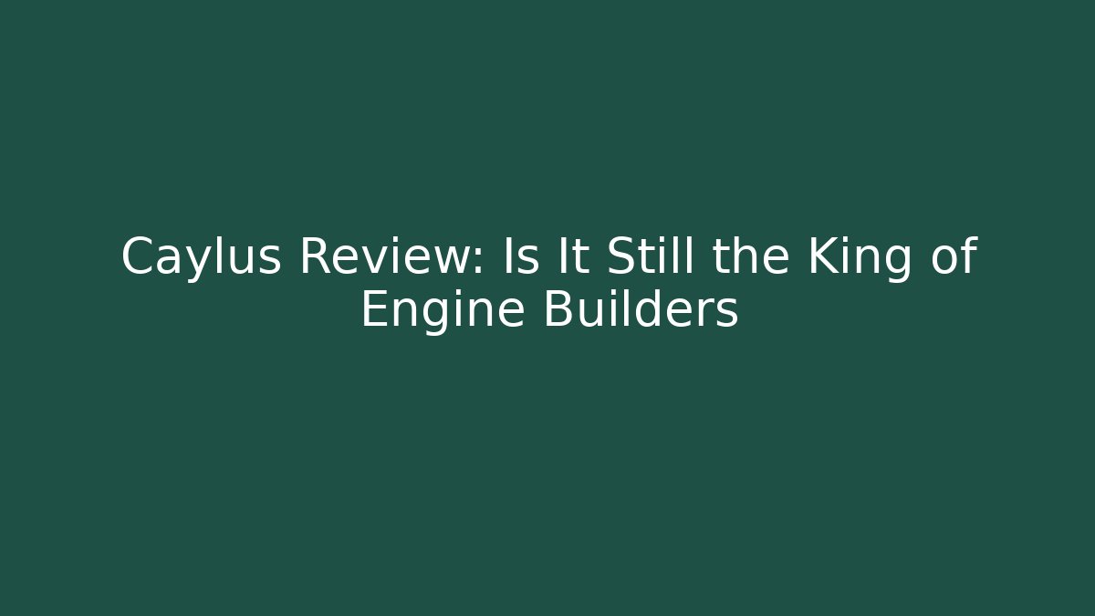 Caylus Review: Is It Still the King of Engine Builders