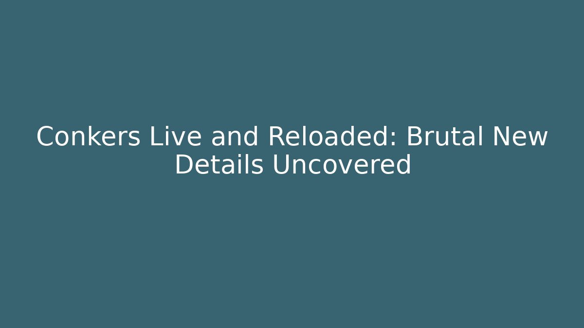 Conkers Live and Reloaded: Brutal New Details Uncovered