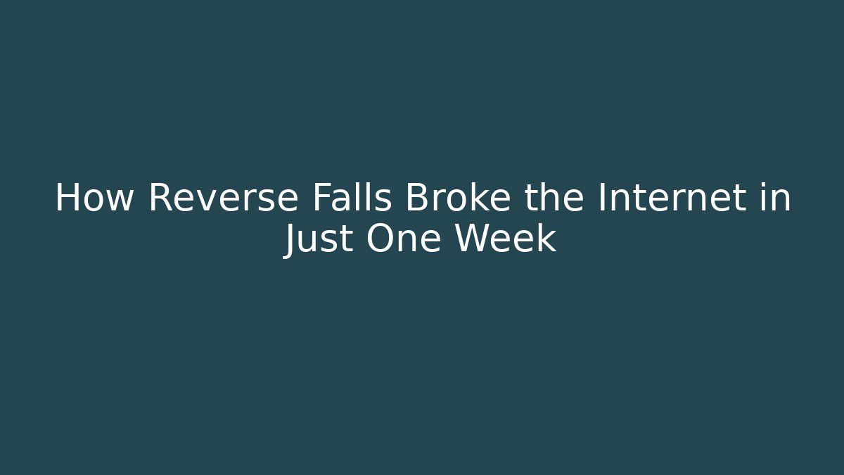 How Reverse Falls Broke the Internet in Just One Week - The Family Holidays