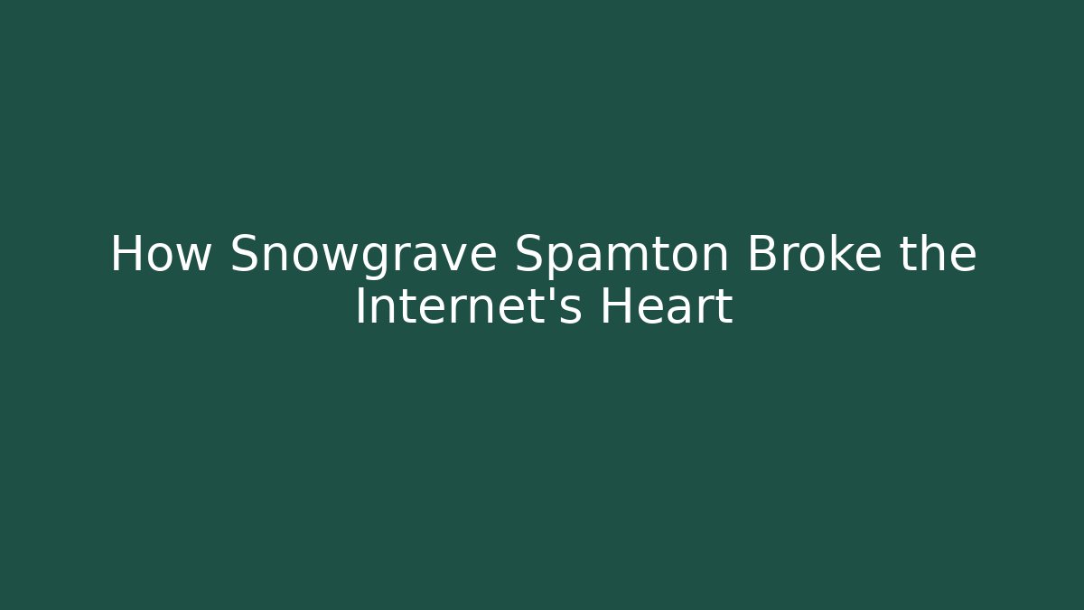 How Snowgrave Spamton Broke the Internet's Heart