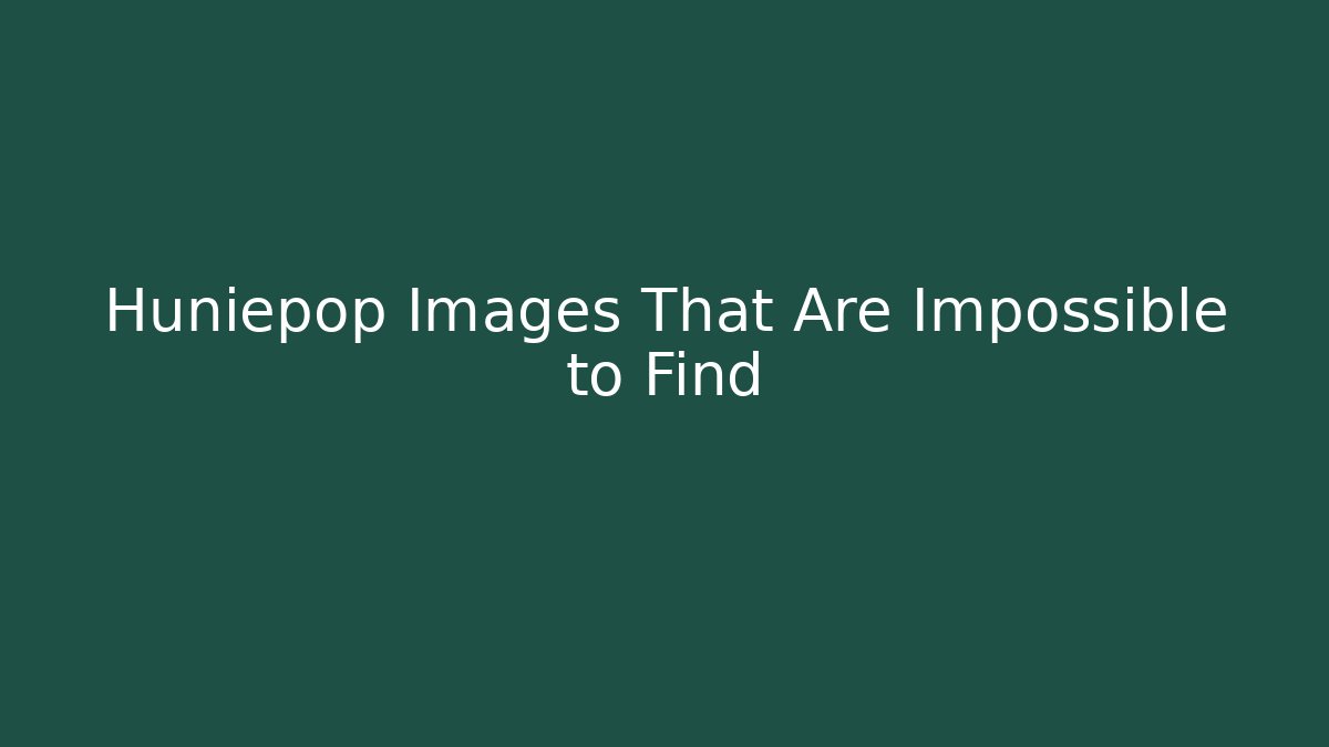 Huniepop Images That Are Impossible to Find