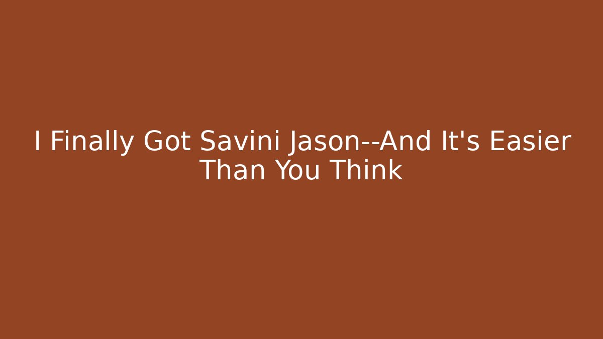 I Finally Got Savini Jason—And It’s Easier Than You Think