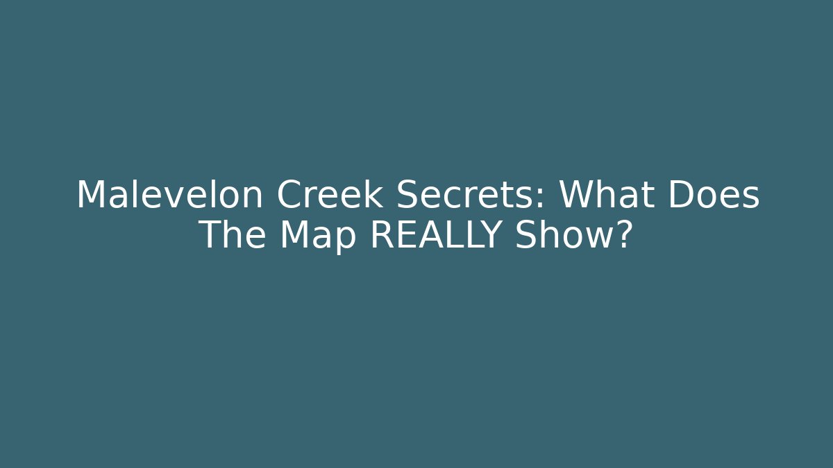 Malevelon Creek Secrets: What Does The Map REALLY Show?