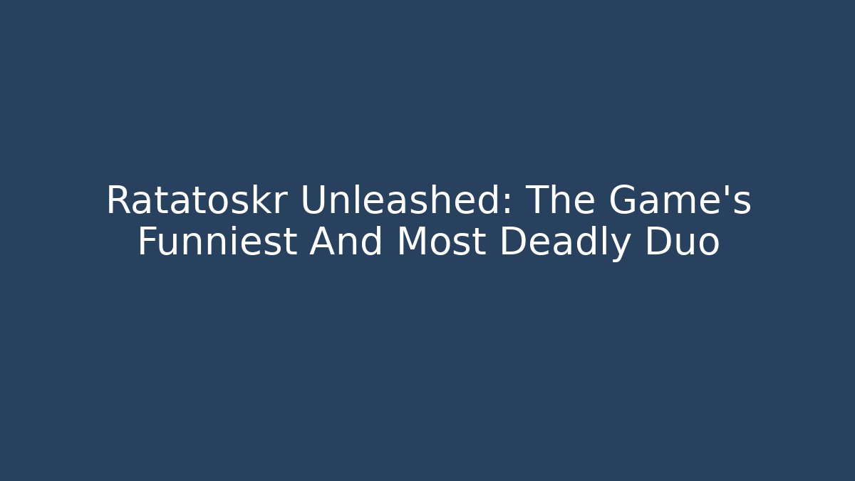 Ratatoskr Unleashed: The Game's Funniest And Most Deadly Duo