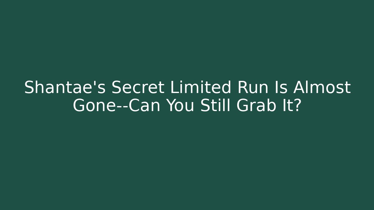 Shantae's Secret Limited Run Is Almost Gone—Can You Still Grab It?