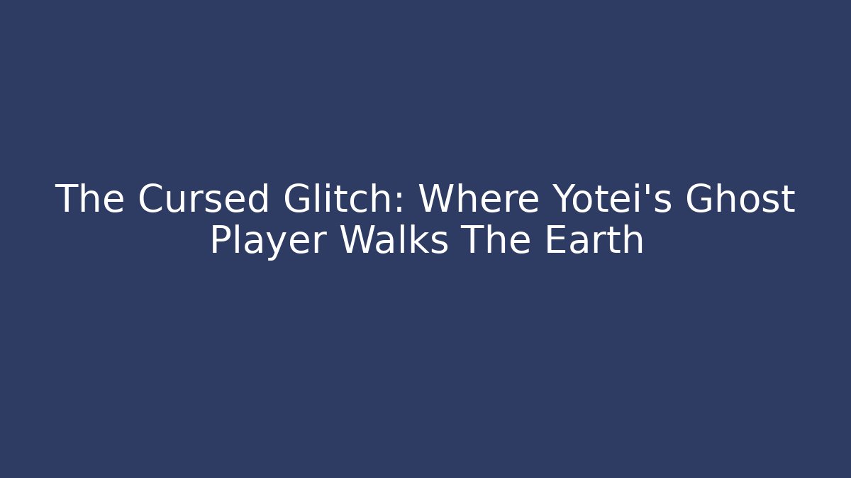 The Cursed Glitch: Where Yotei's Ghost Player Walks The Earth
