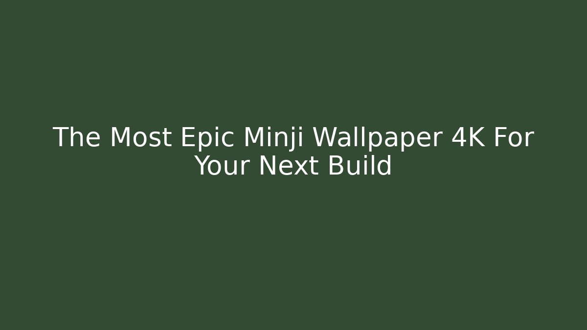 The Most Epic Minji Wallpaper 4K For Your Next Build