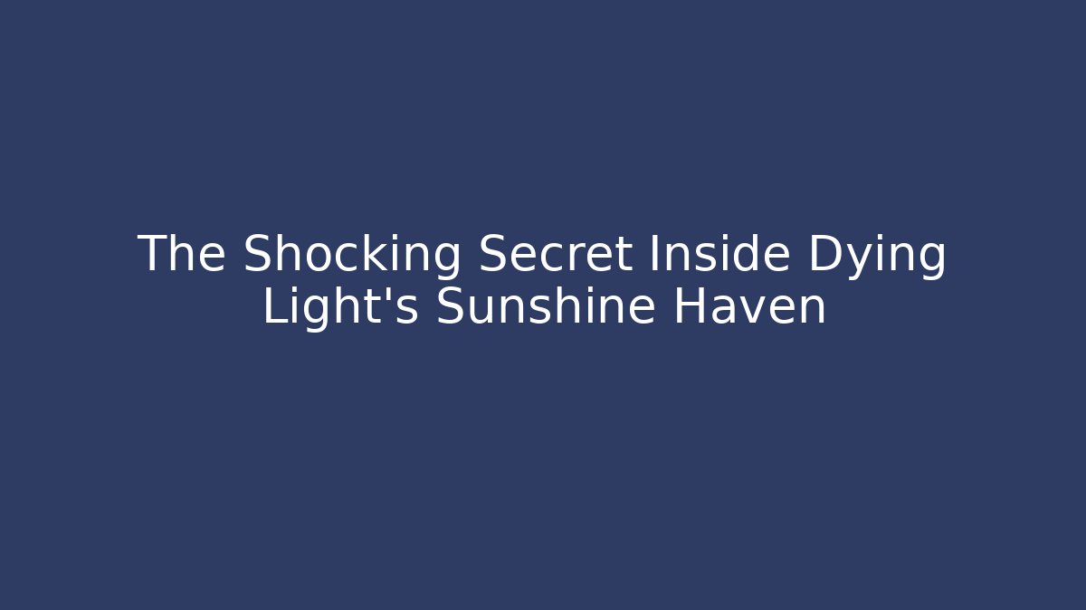 The Shocking Secret Inside Dying Light’s Sunshine Haven
