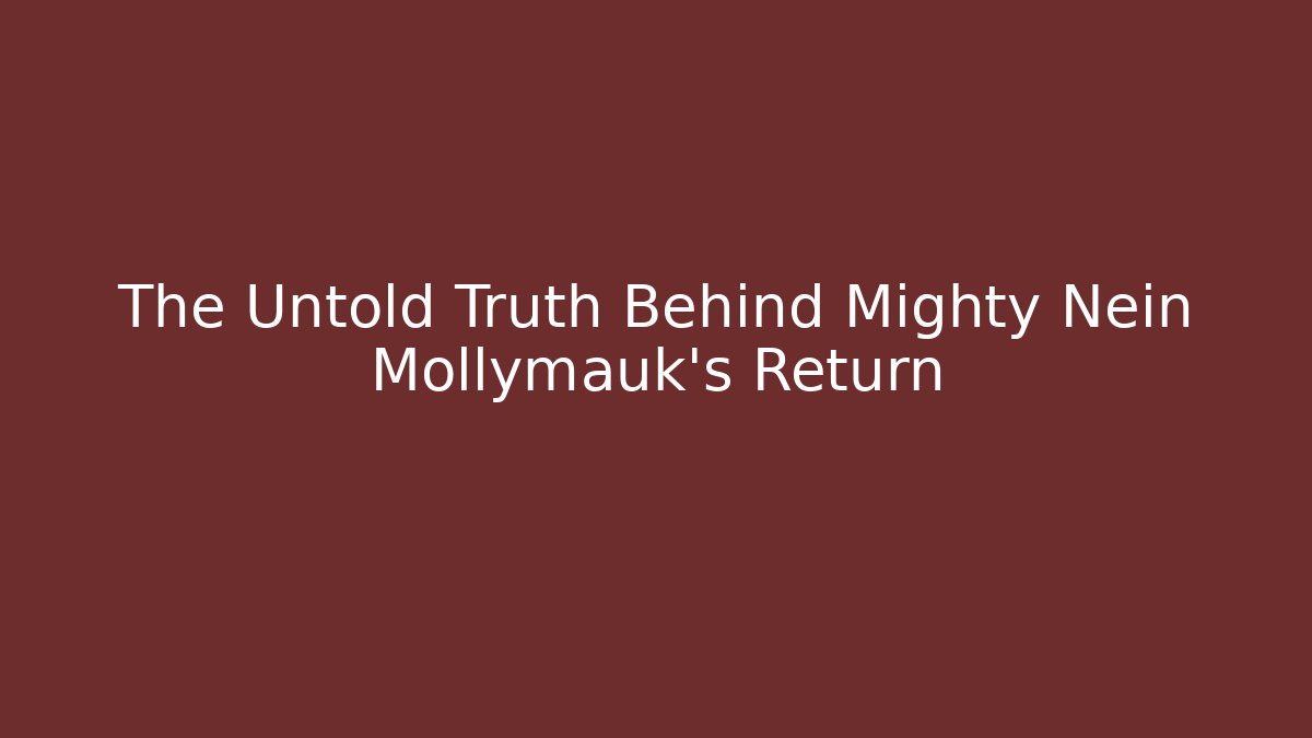 The Untold Truth Behind Mighty Nein Mollymauk's Return