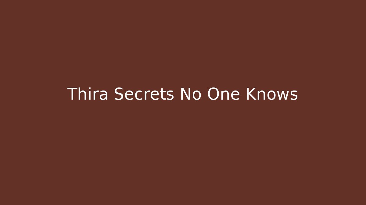 Thira Secrets No One Knows - The Family Holidays
