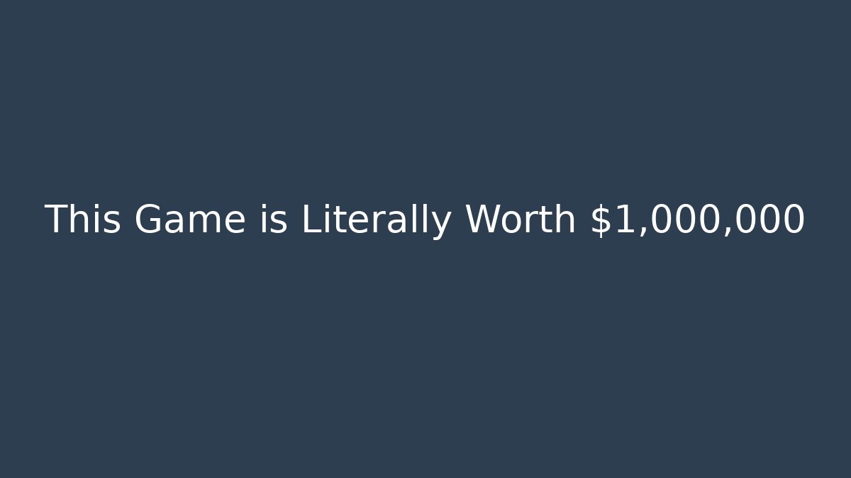 This Game is Literally Worth $1,000,000 - The Family Holidays