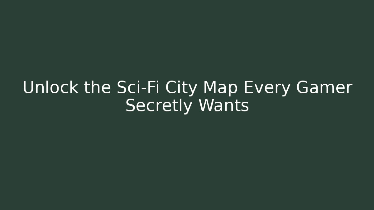 Unlock the Sci-Fi City Map Every Gamer Secretly Wants