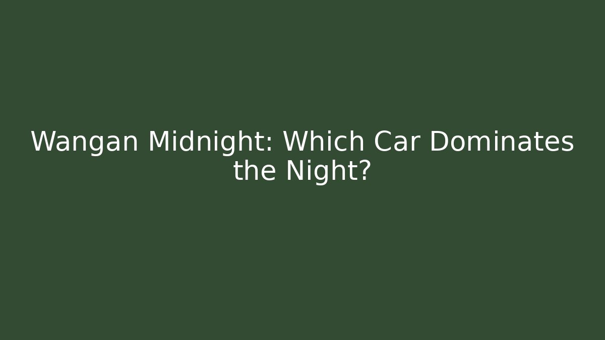 Wangan Midnight: Which Car Dominates the Night? - The Family Holidays