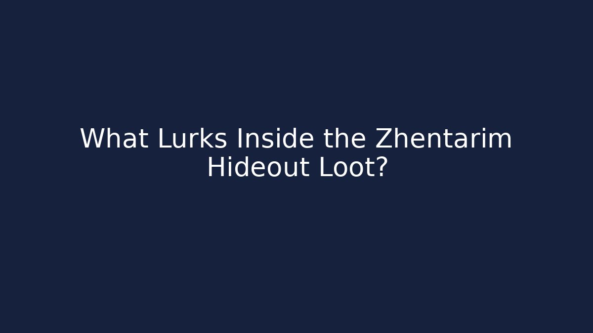 What Lurks Inside the Zhentarim Hideout Loot?