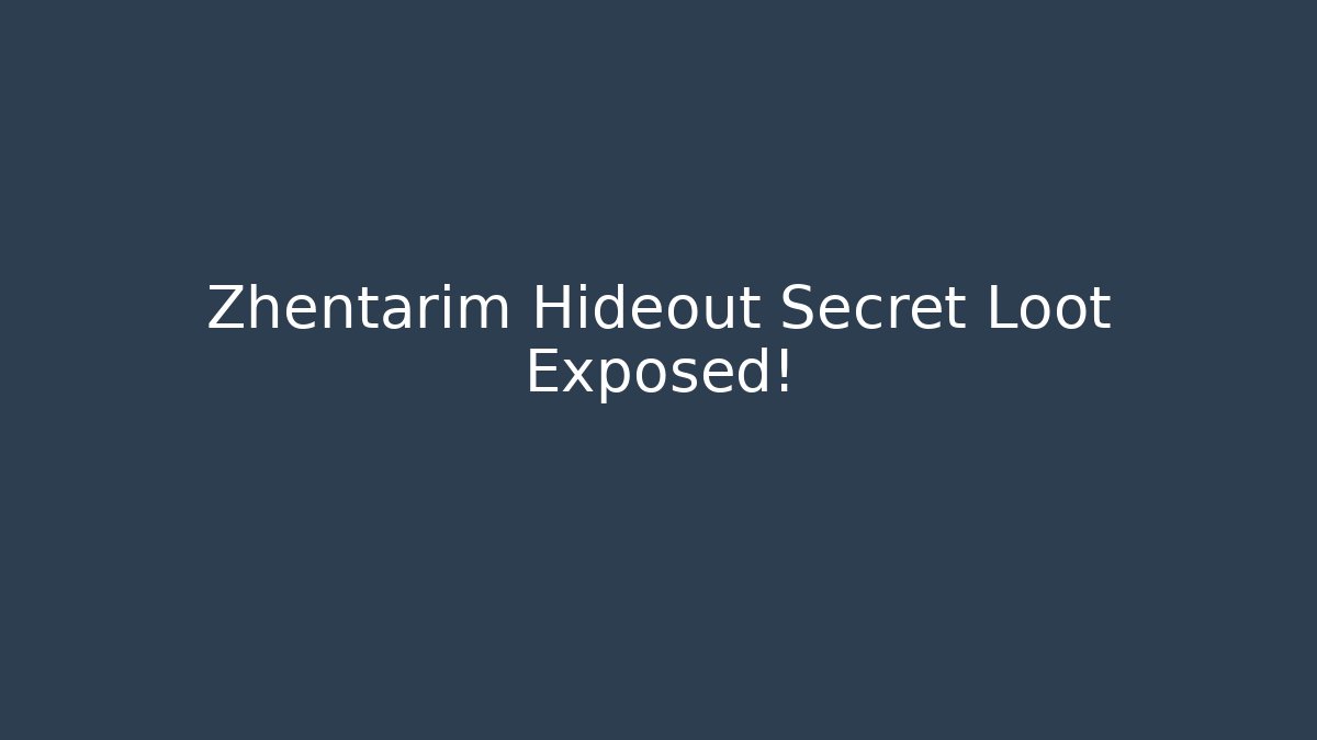 Zhentarim Hideout Secret Loot Exposed!
