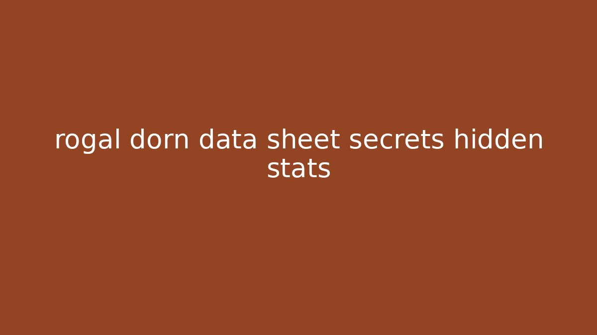 rogal dorn data sheet secrets hidden stats